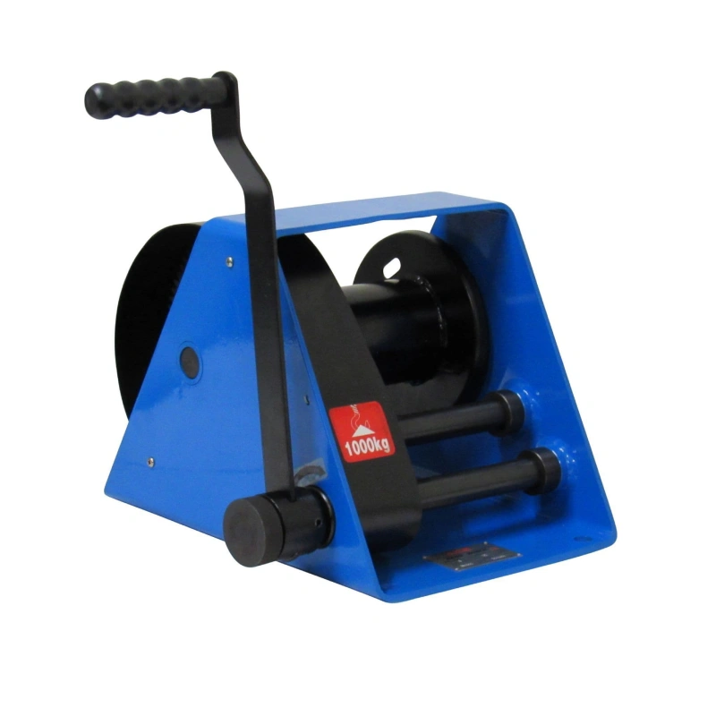 how a hand winch works