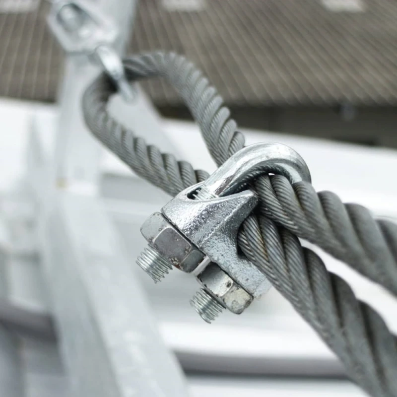 how many cable clamps on wire rope