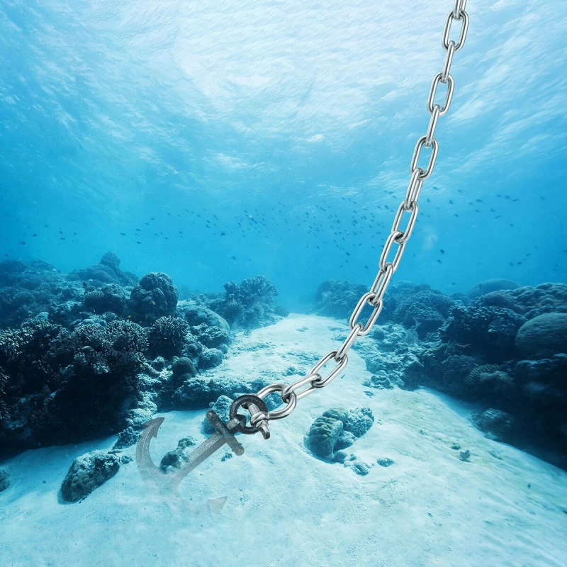 how to calculate how many shackles to drop anchor