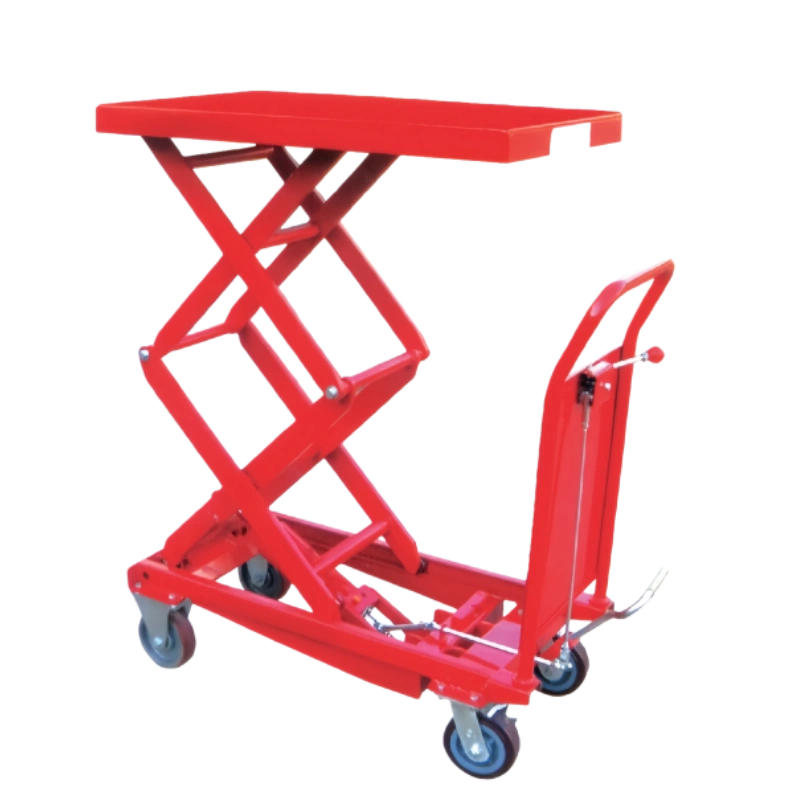 hydraulic double scissor lift table