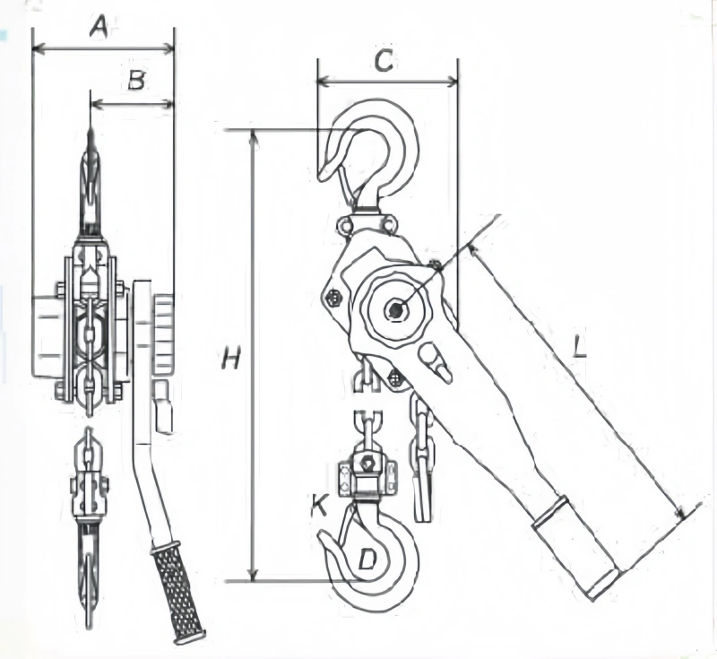 VA Series Chain Lever Hoist - Your One-Stop Source for Premium Chain ...