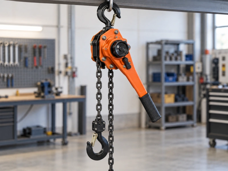 lever chain hoist with handle and load chain