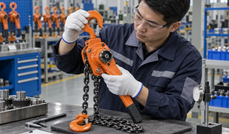 lever hoist manufacturer inspection