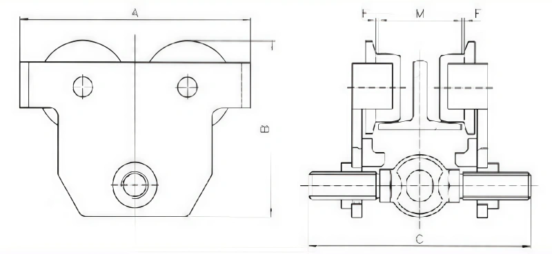 dessin manuel simple de chariot