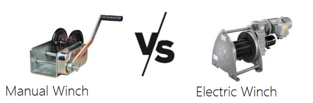 manual winch vs electric winch