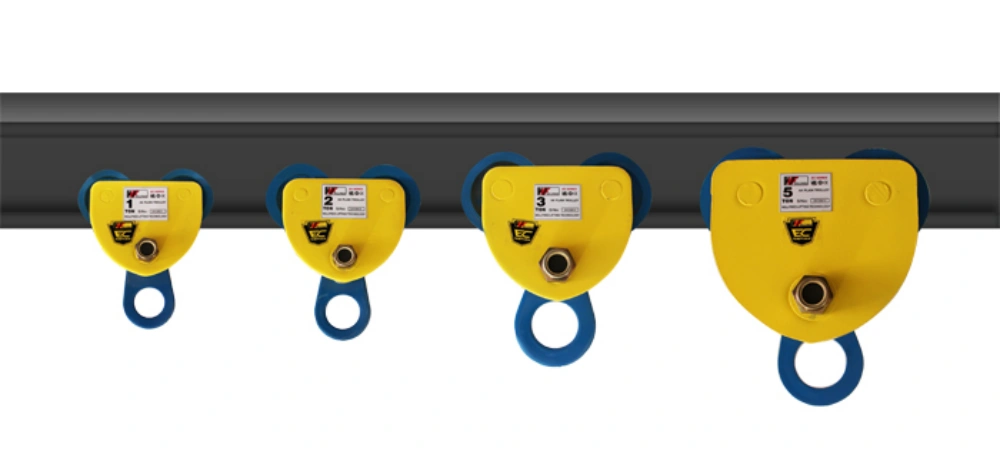 plain trolley by powerful machinery