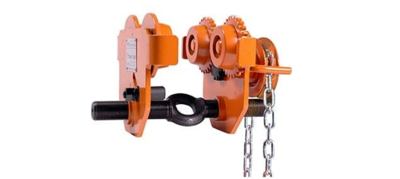 powerful machinery geared trolley