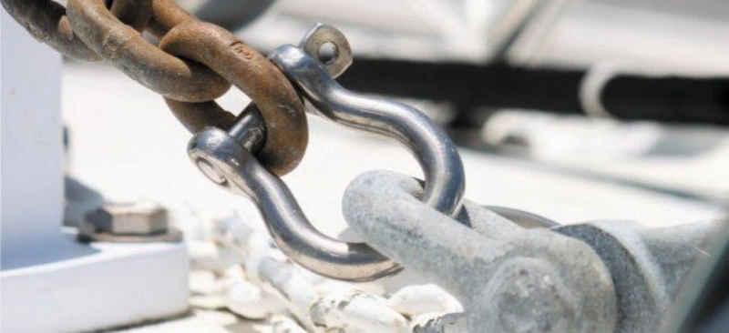 selecting anchor chains and shackles