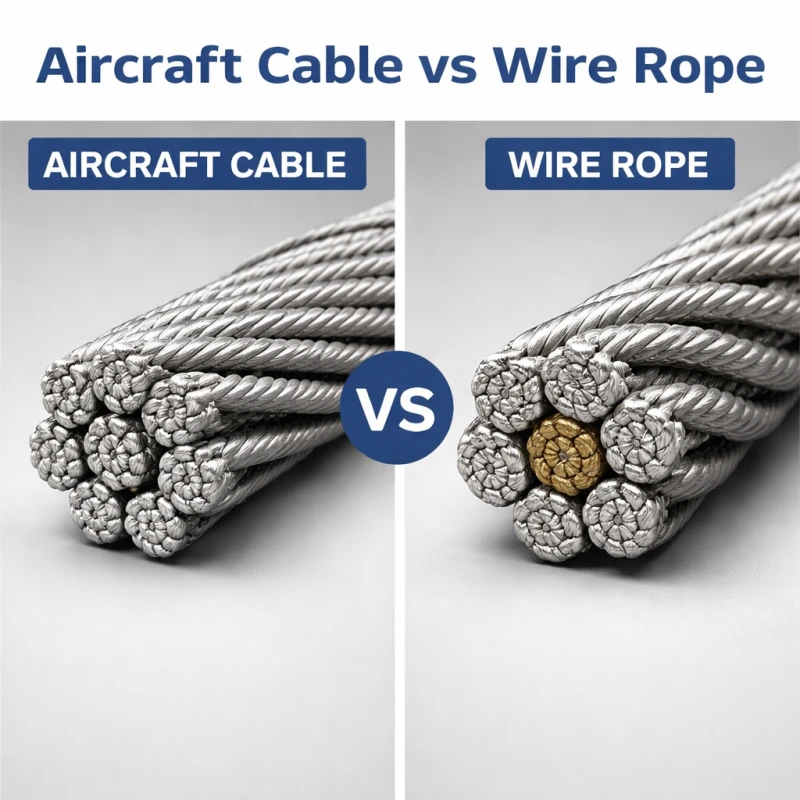 aircraft cable vs wire rope