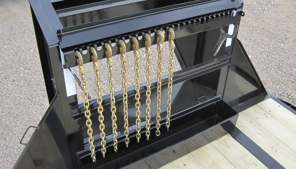 chain and binder storage racks