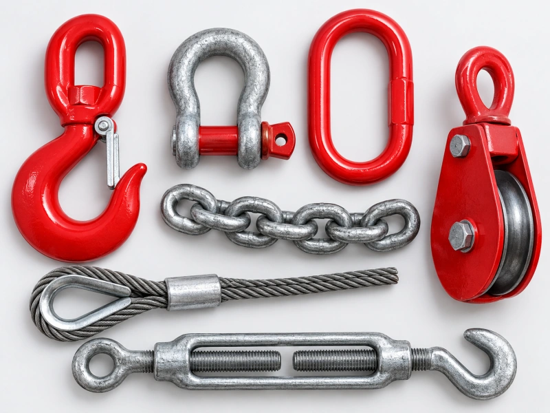 common industrial rigging equipment components