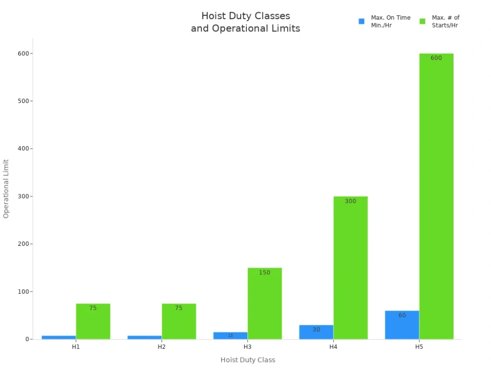 hoist duty classes and operational limits