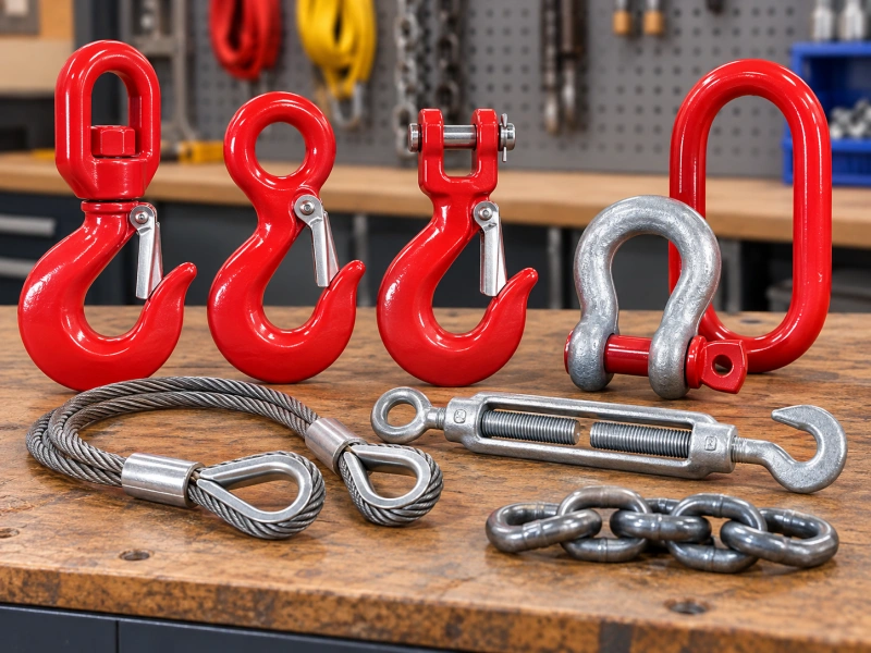 hooks shackles wire rope and rigging hardware