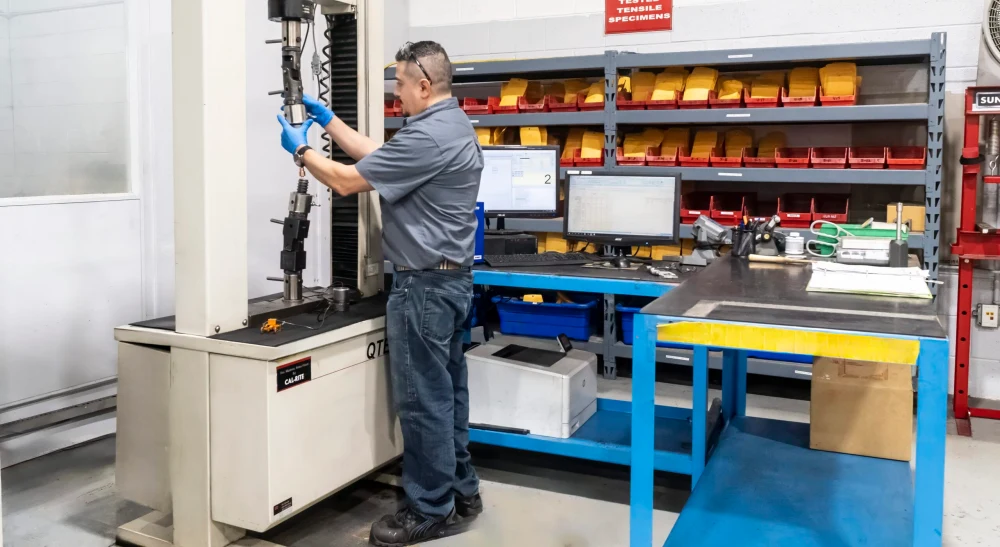 how proof load test conducted