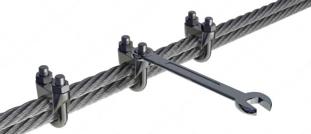 how to join two wire ropes with rope clamps