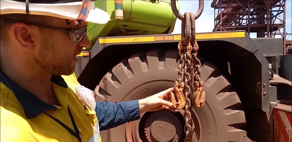 how to shorten chain slings