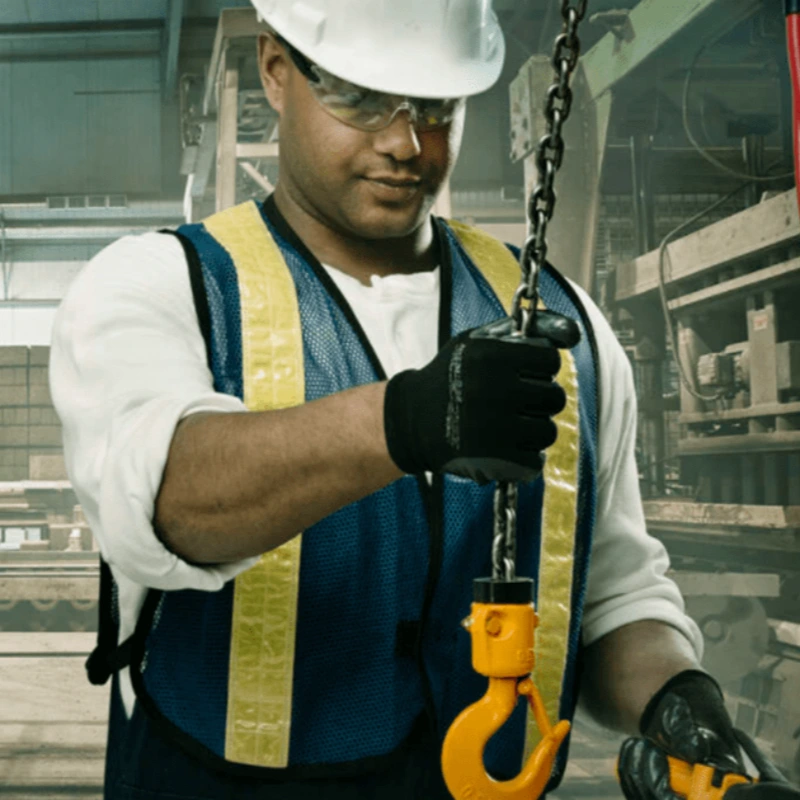 how to use a chain hoist