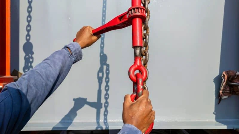 how to use ratchet chain binders safely