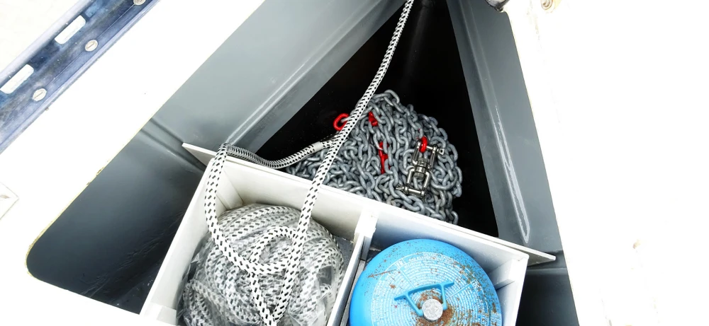 innovative anchor chain storage