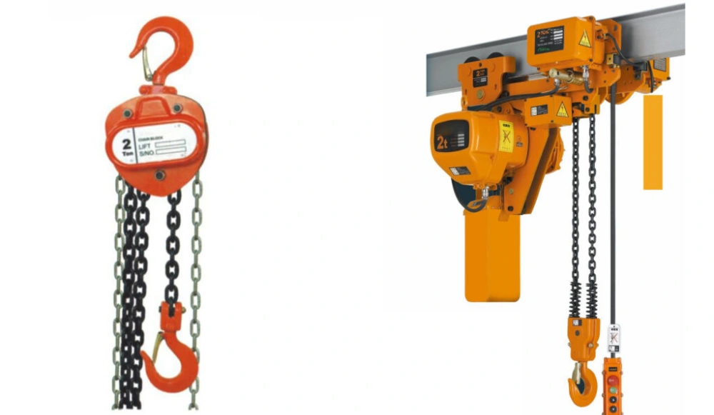 manual vs electric chain hoist