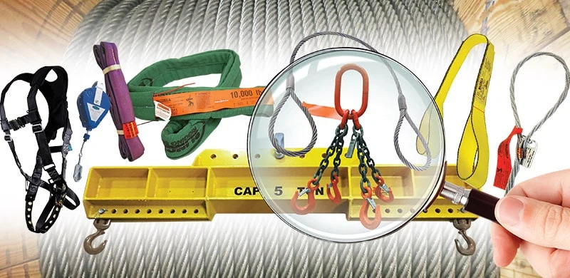 rigging equipment repair services by powerful machinery