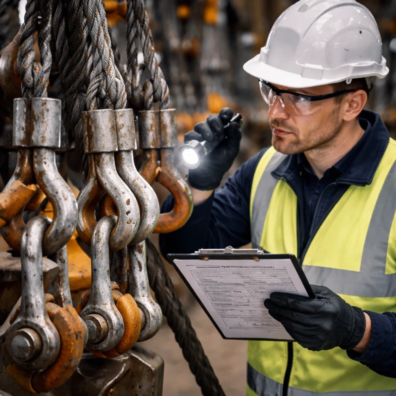 rigging hardware inspection