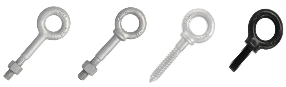 types of eye bolts for rigging applications
