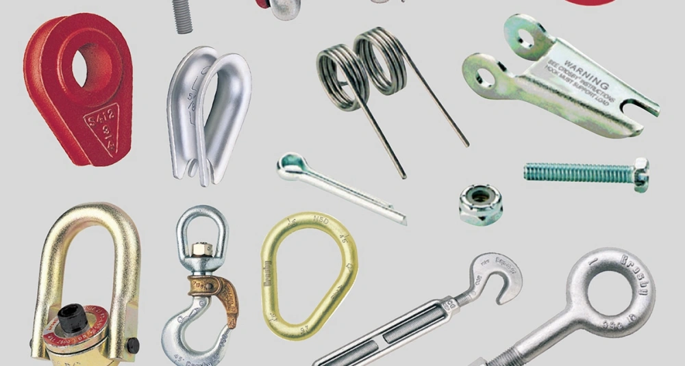 types of rigging equipments