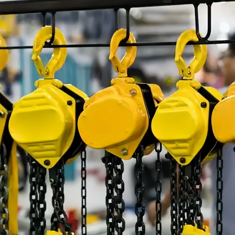 what do all chain hoists use to lift heavy loads