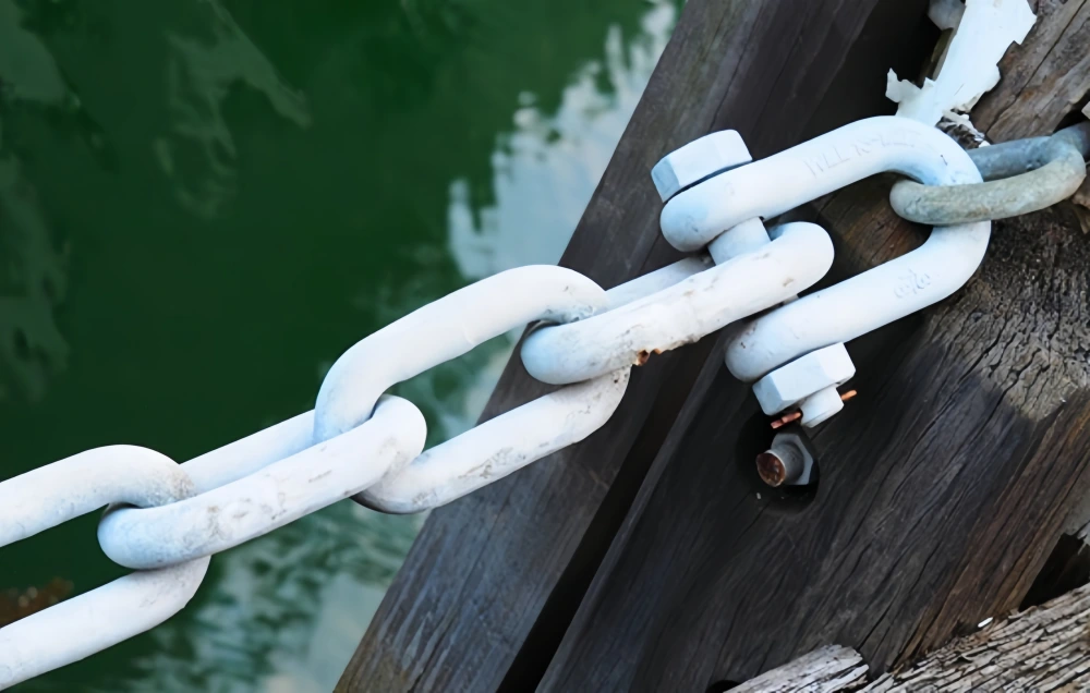 what is a shackle in anchor chains