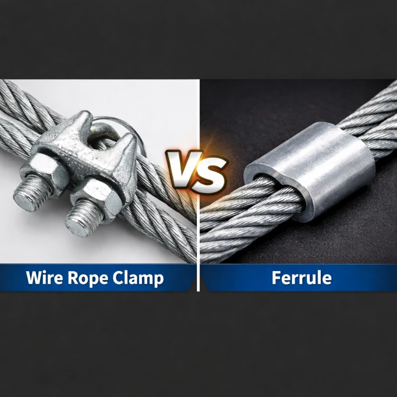 wire rope clamp vs ferrule