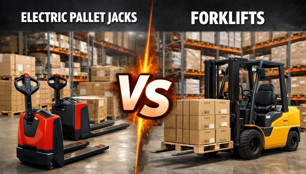 electric pallet jacks vs forklifts