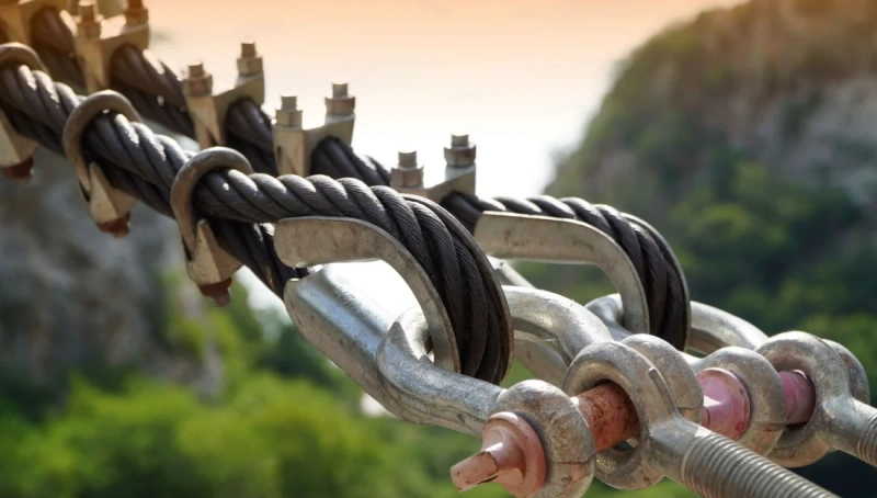 how tensile strength appears in wire rope