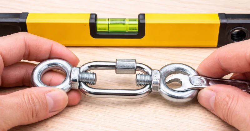 inspecting alignment and tightness