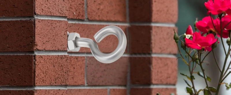 installing eye bolts in brick