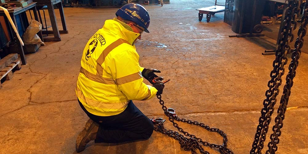 lifting chain inspection and maintenance