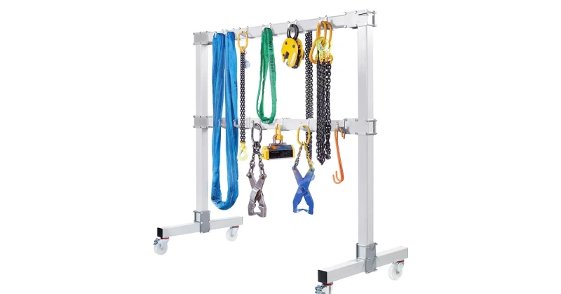 use racks and caddies for organization