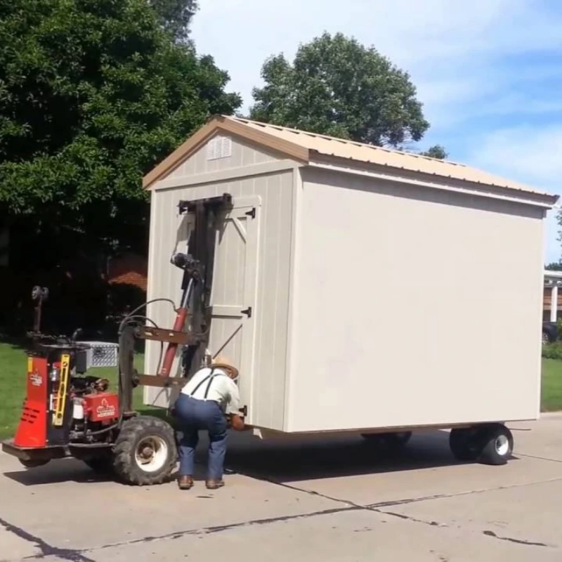 can you move a shed with a pallet jack