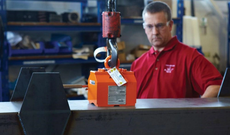 functional testing of lifting magnets