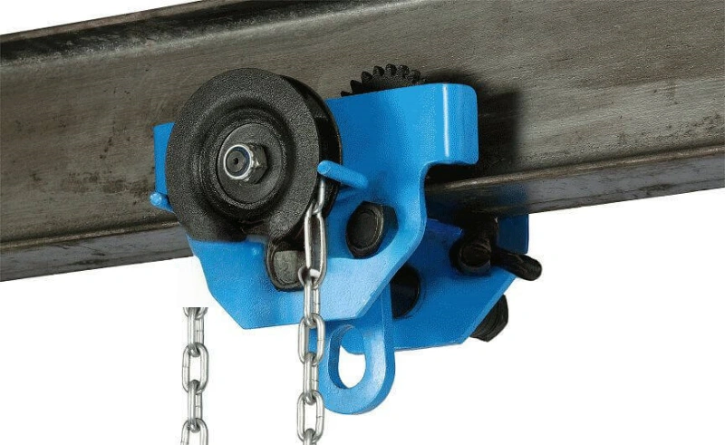 geared hoist trolley