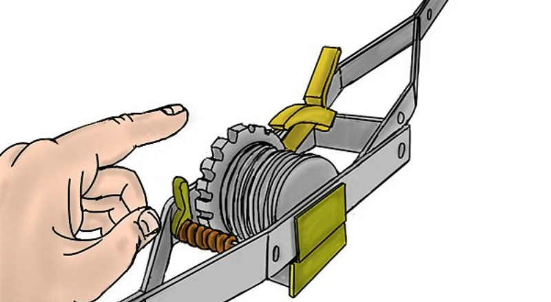 how to release a come along winch safely under tension