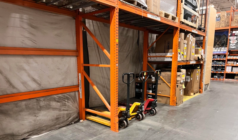 how to store a pallet jack