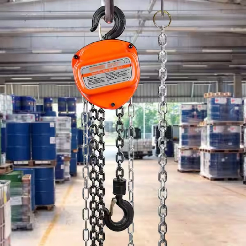 how to use a manual hoist