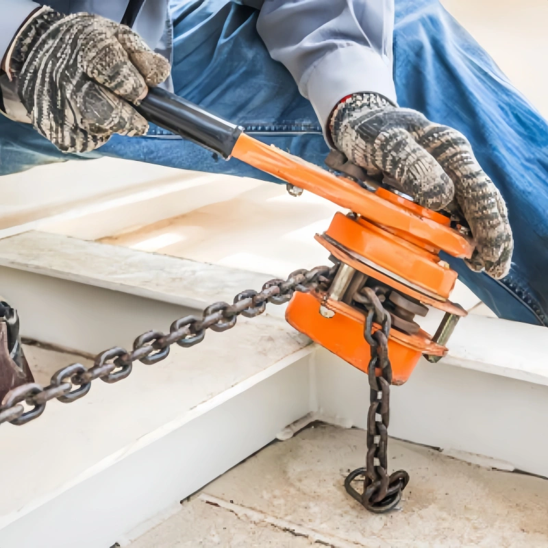 how to use chain block