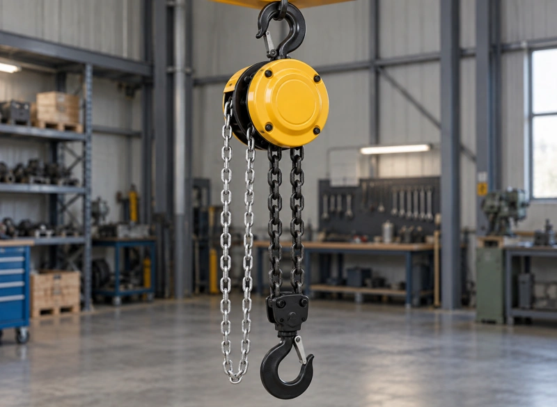 manual chain block with hand chain and load chain