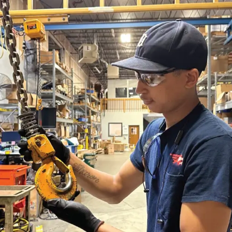 manual hoist inspection