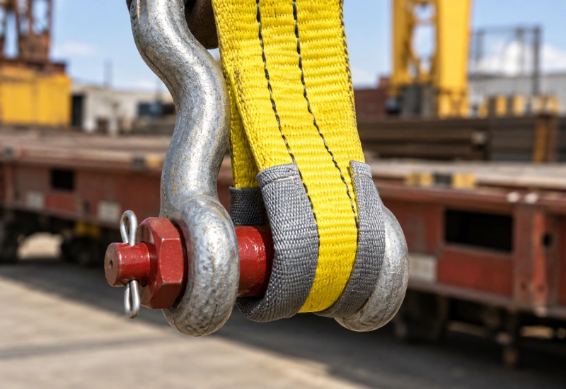shackle and sling eye connection fit