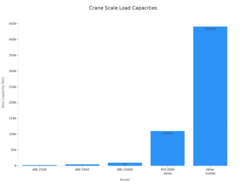 crane scale load capacities
