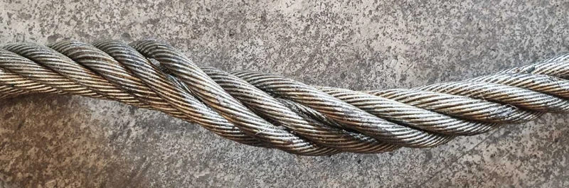 crane wire rope abrasion