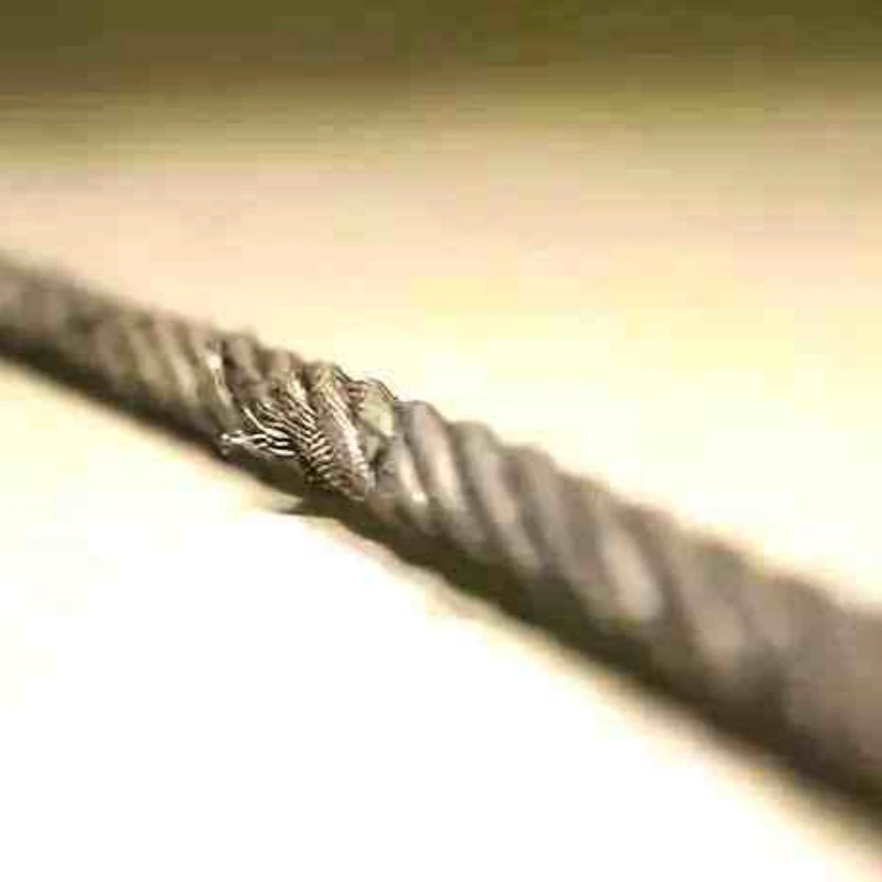 crane wire rope damage types